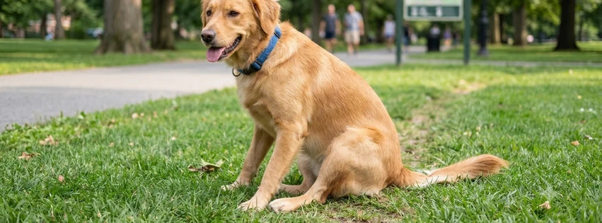 Chien qui se gratte