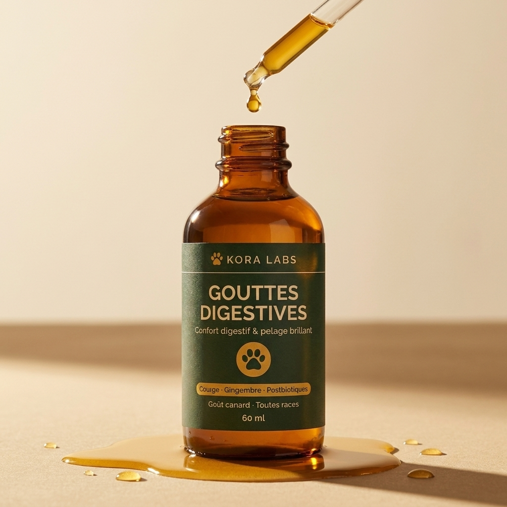 Kora Labs – Gouttes Digestives Pour Chien